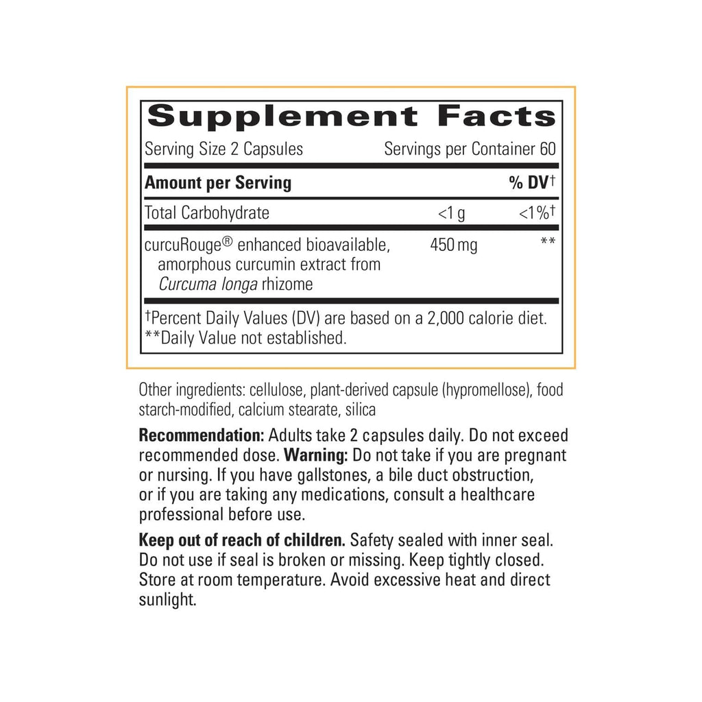 Integrative Therapeutics Curalieve - High-Absorption Curcumin Formula - 120 Capsules
