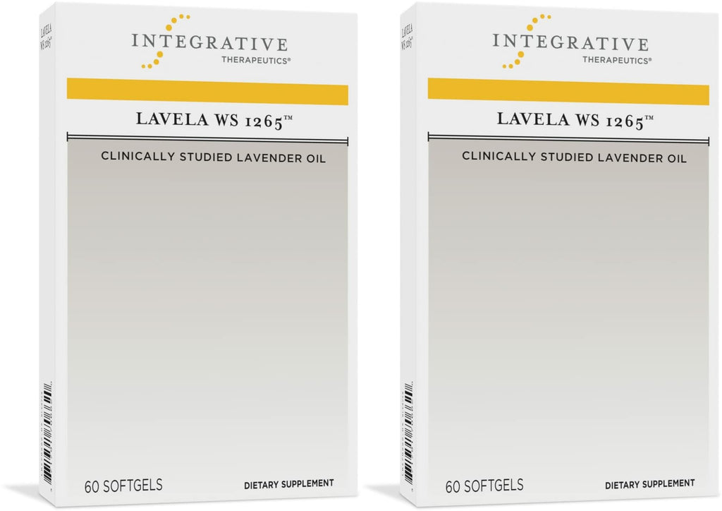 Integrative Therapeutics Lavela WS 1265 – Lavender Oil Softgels for Sleep & Stress Support (Dairy-Free)