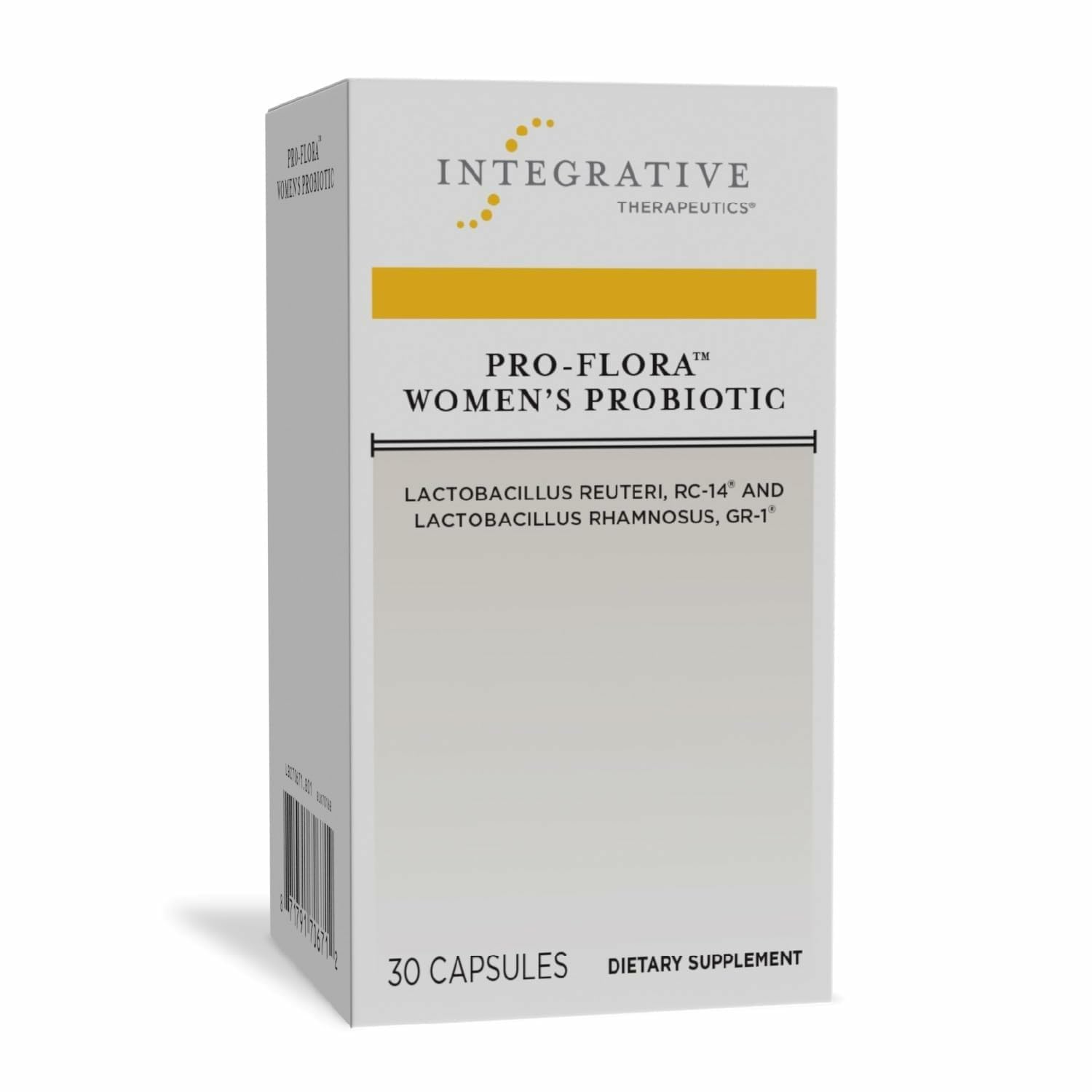 Integrative Therapeutics Pro-Flora Women’s Probiotic – Vaginal Health Probiotic – Supports Urogenital Health in Women* – Gluten-Free – 30 Capsules