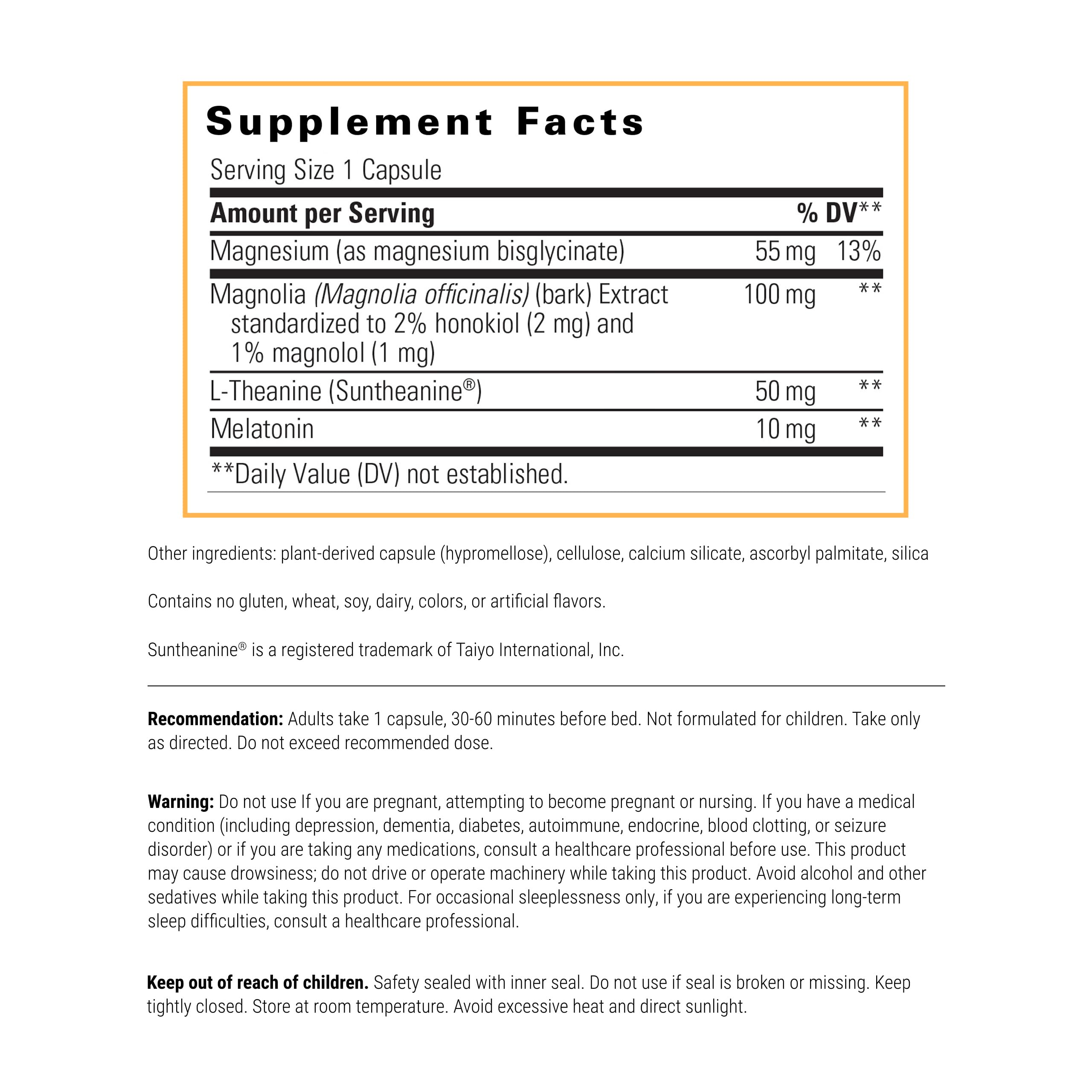 Integrative Therapeutics ProThrivers Wellness Sleep - Sleep Support with Melatonin & Magnesium | 60 Capsules