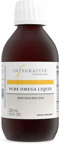 Integrative Therapeutics Pure Omega Liquid Lemon | 6.8 oz, 40 Servings - Heart Health