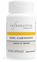 Integrative Therapeutics Zinc-Carnosine - Digestive & Gut Health Support - 60 Capsules