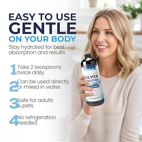 My Doctor Suggests Alkaline Structured Silver Liquid 30ppm – Immune & Gut Support (16 oz)