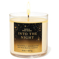 Bath & Body Works Into The Night 8 oz Single Wick Candle – Warm Amber & Raspberry Noir