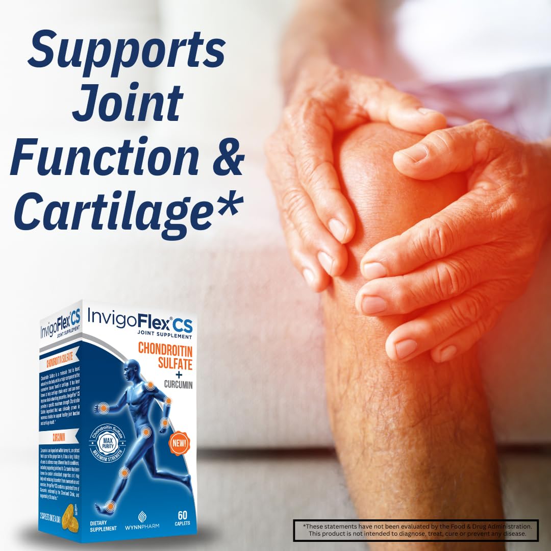 INVIGOFLEX® CS: Chondroitin Sulfate with Turmeric Curcumin – Premium Non-GMO Joint Supplement
