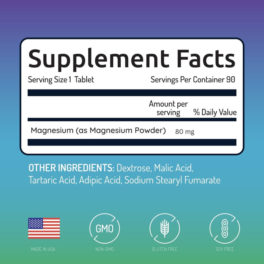 Invigorated Water Hydrogen Tablets with Magnesium – 12 PPM H2, 90 Servings