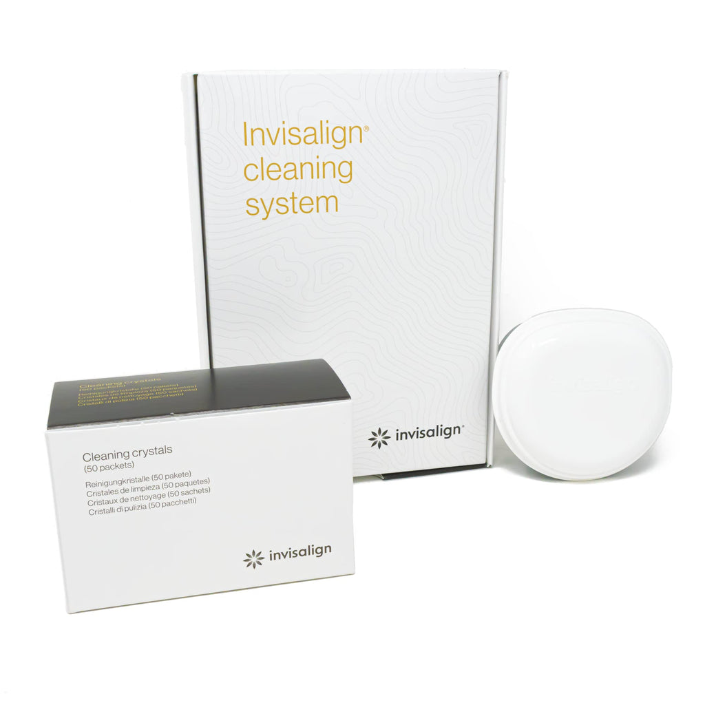 Invisalign Cleaning Crystals for Aligners & Retainers – 50 Pack with Tub