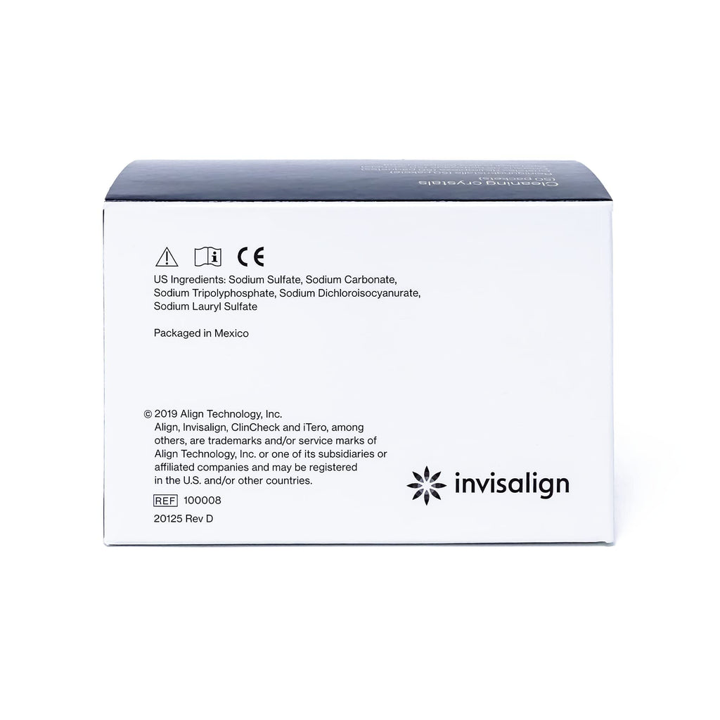 Invisalign Cleaning Crystals for Aligners & Retainers – 50 Pack with Tub