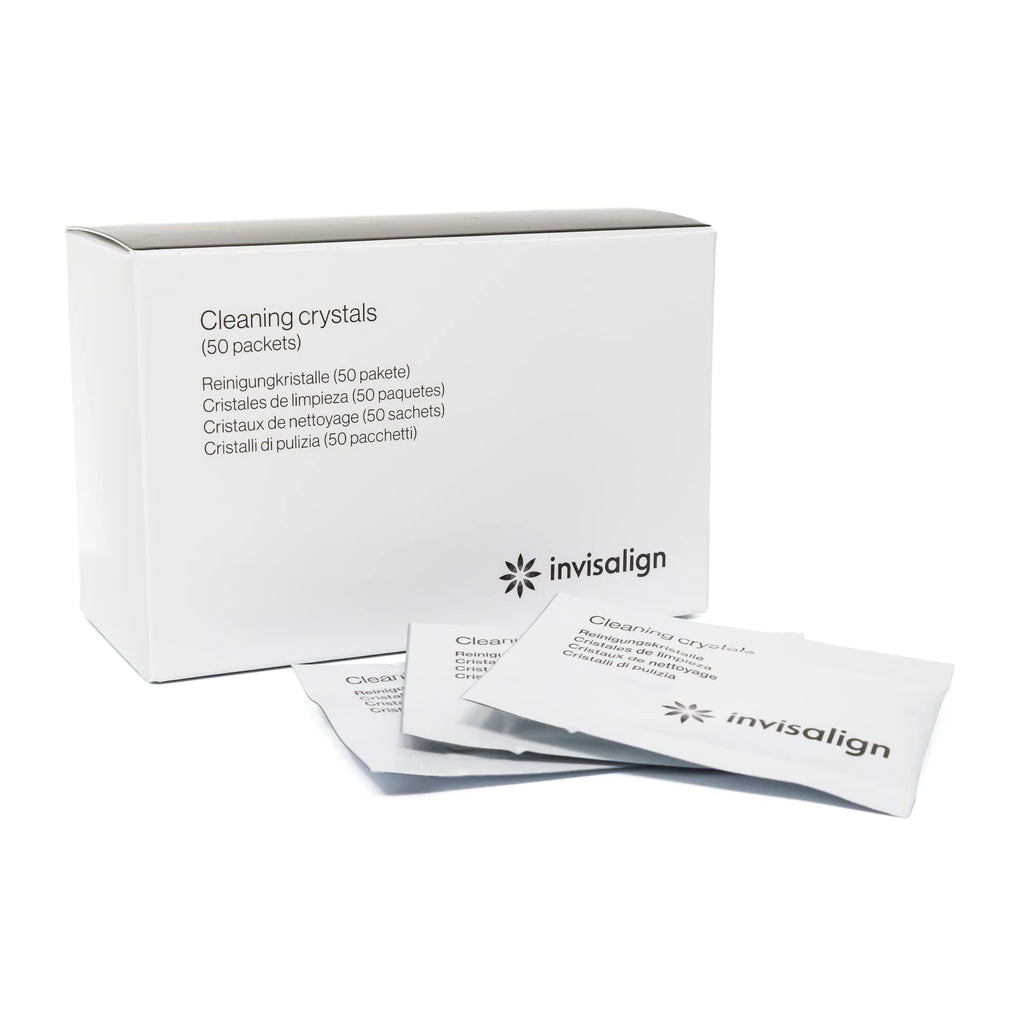 Invisalign Cleaning Crystals for Clear Aligners & Retainers – 50 Packets