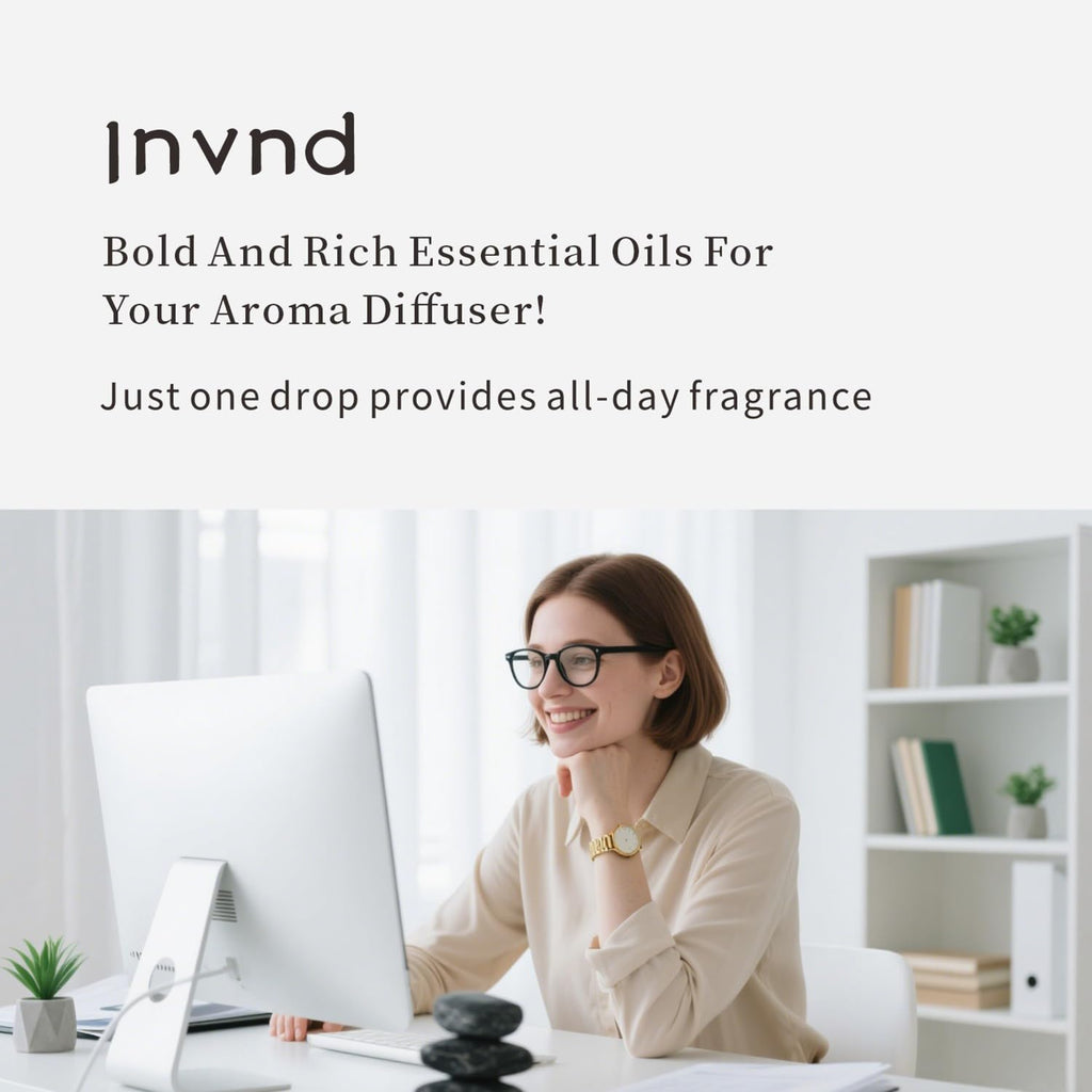 Invnd The Ritz-Carlton Aroma Essential Oils – Long-Lasting Hotel Diffuser Scents