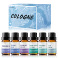INWICOPH Fragrance Oils for Men - 6x10ml Cologne & Aromatherapy Set | Luxe Empire, Polished Gent, Bayberry Breeze