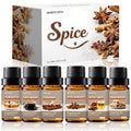 INWICOPH Spice Fragrance Oils Set - 6x10ml for Fall Diffuser and Candle Making