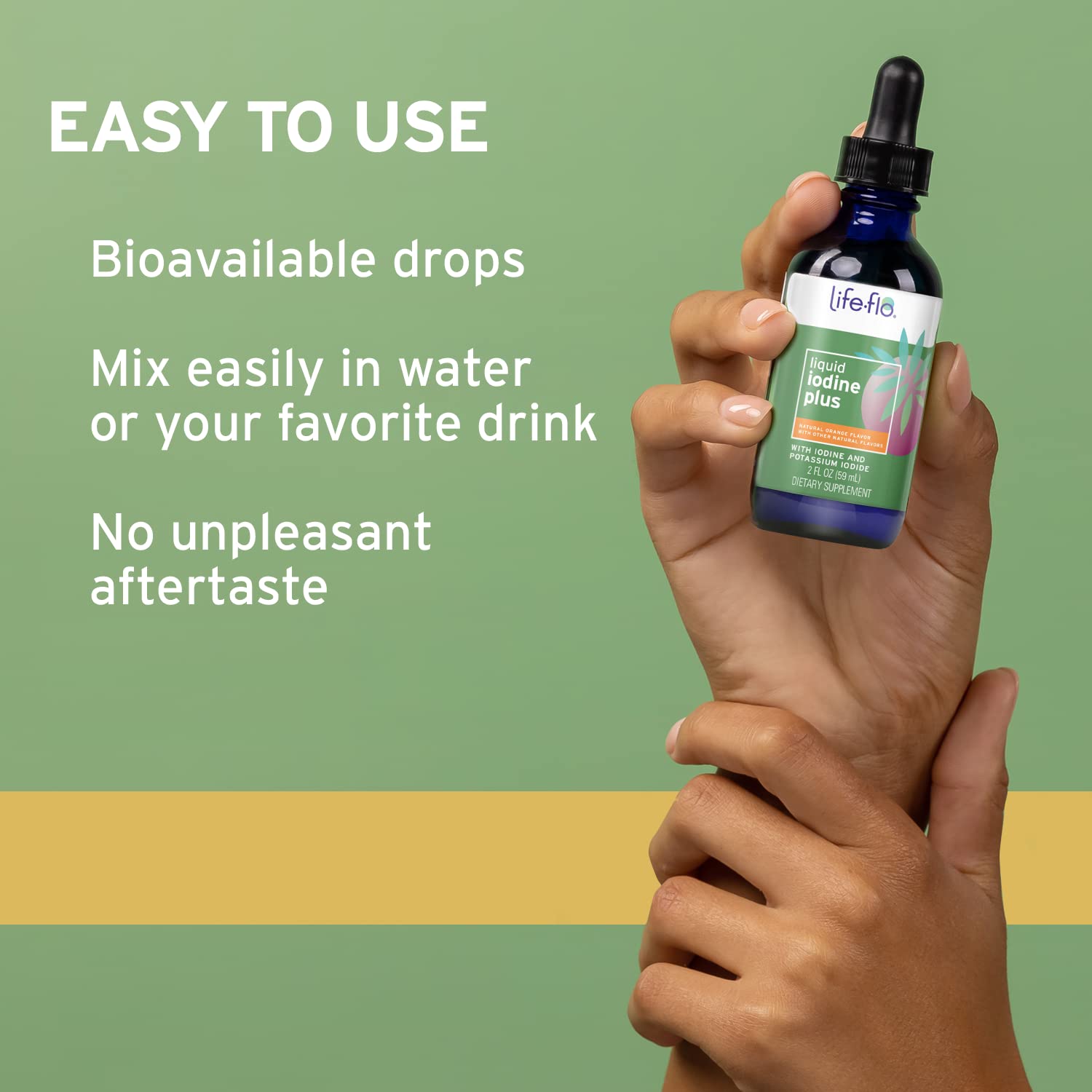 Life-flo Liquid Iodine Plus 150 mcg – Thyroid Support & Energy