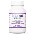 Optimox Iodoral 50 mg Supplement – Potassium Iodide Tablets for Thyroid Support | 30 Count