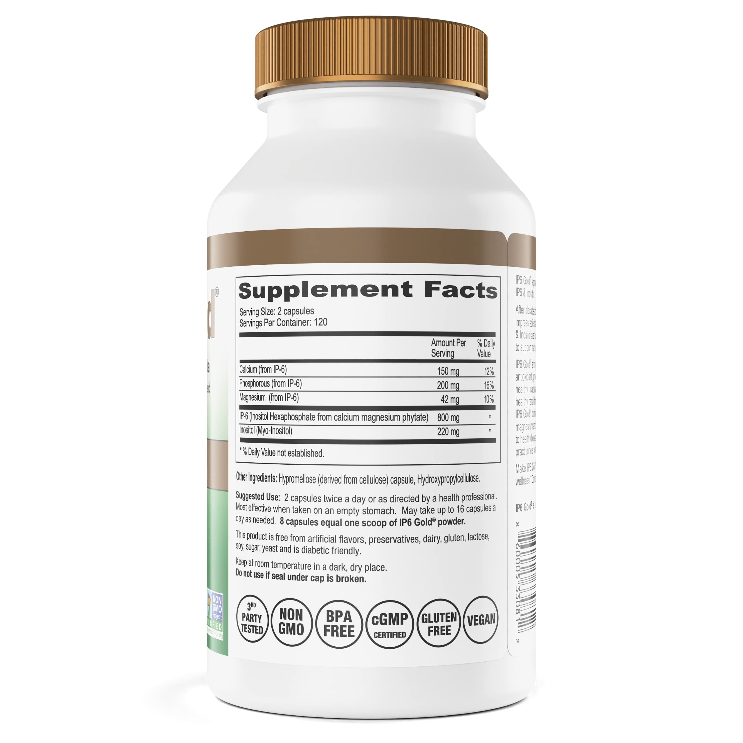 IP6 Gold Immune Support Formula - 240 ct (Pack of 2) | IP6 International