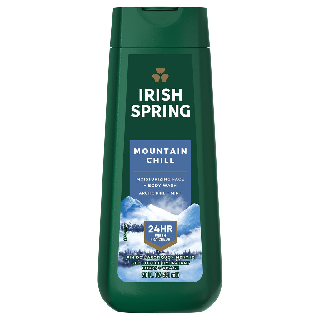 Irish Spring Mountain Chill Body Wash - Refreshing Clean & Invigorating Scent
