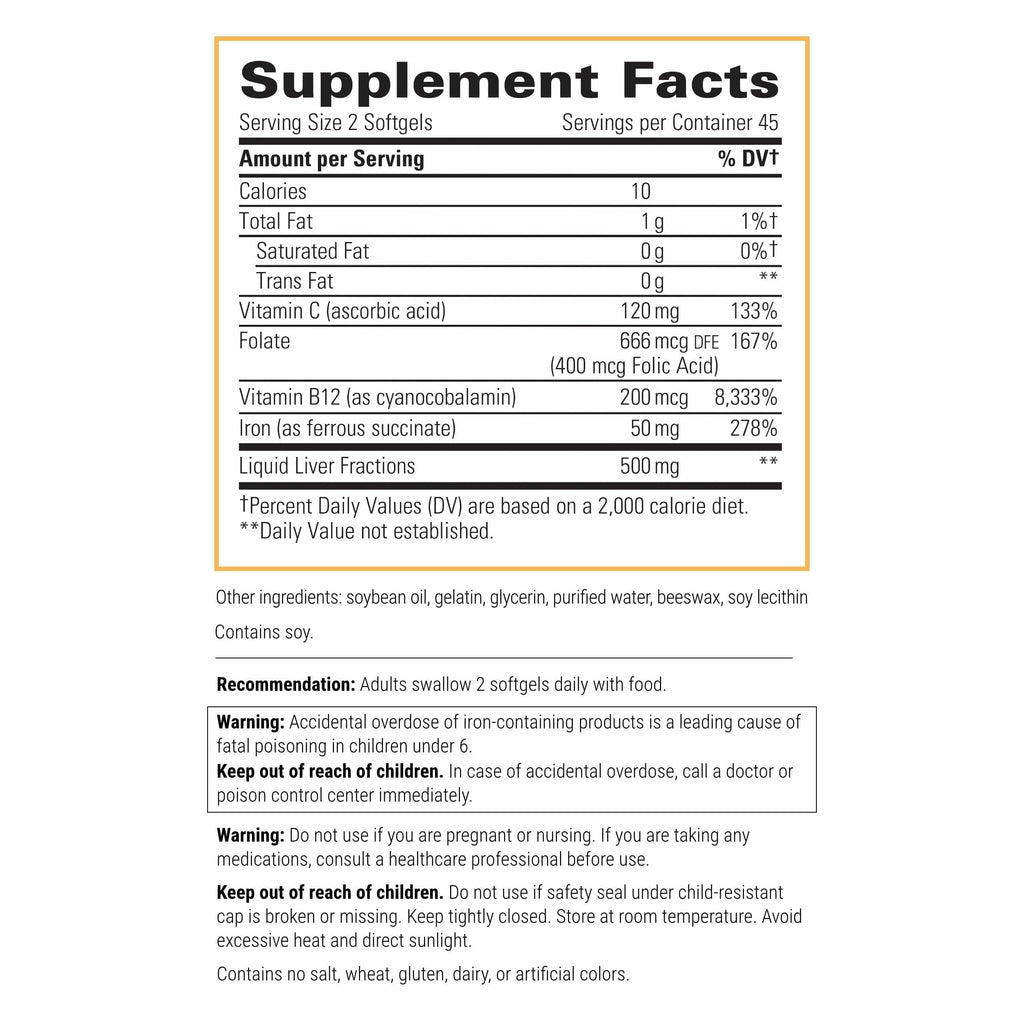 Integrative Therapeutics Iron Complex – Energy & Wellness Support (Gluten-Free & Dairy-Free)