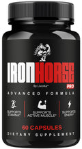 Iron Horse Pro Supplement Pills – Official Advanced Formula, Maximum Strength Capsules (60 Caps)