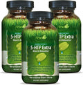 Irwin Naturals Double Potency 5-HTP Extra – 60 Liquid Soft-Gels (Pack of 3) – 90 Servings | Relaxation & Serotonin Production