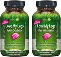 Irwin Naturals Love My Legs - 60 Soft-Gels (Pack of 2) for Leg Vein Health & Circulation