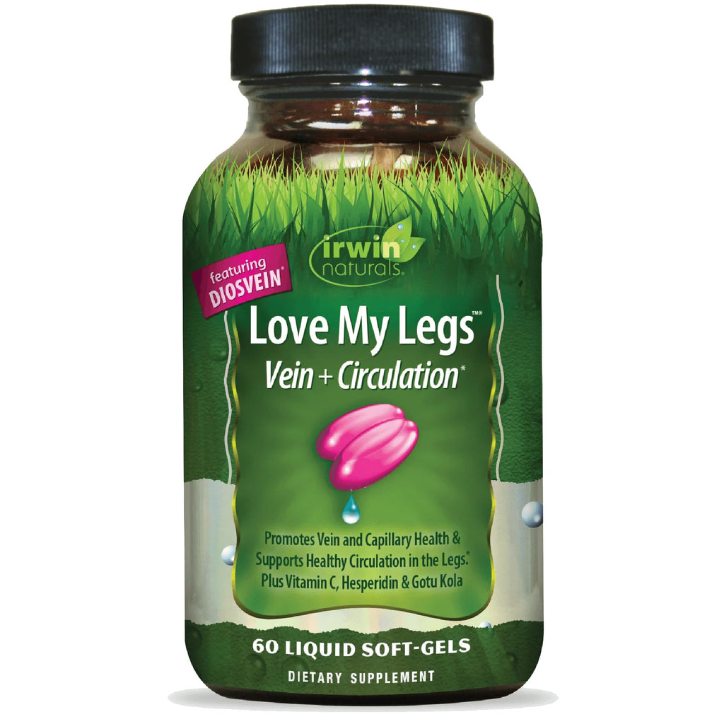 Irwin Naturals Love My Legs 60ct - Supports Leg Circulation & Vein Health
