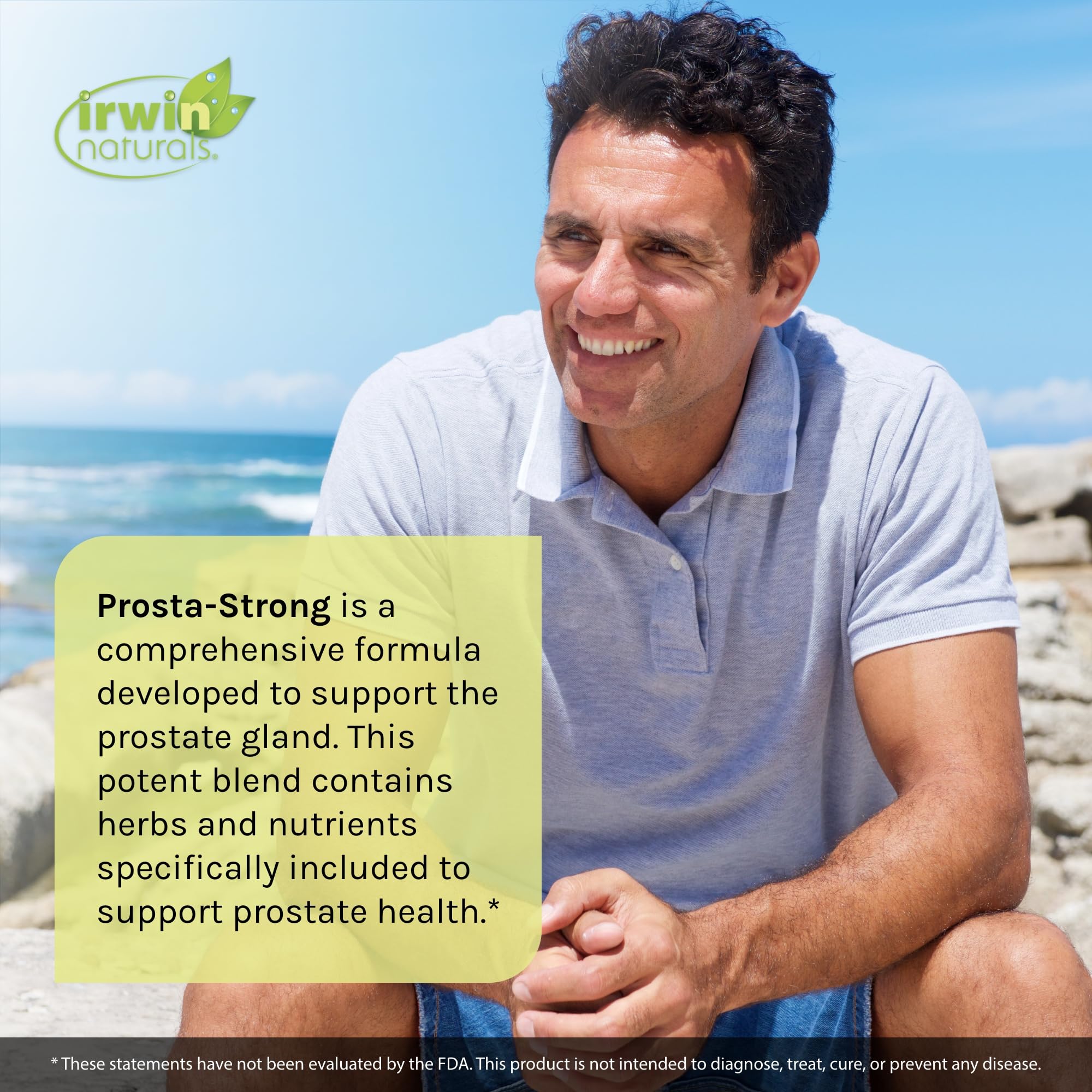 Irwin Naturals Prosta-Strong Prostate Health Support – Saw Palmetto, Lycopene