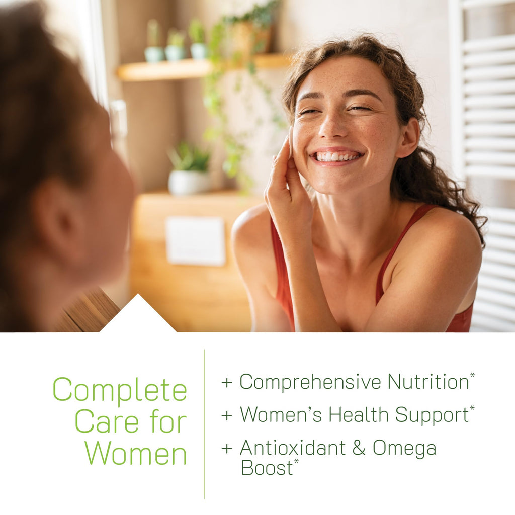 Irwin Naturals Women’s Living Green Liquid-Gel Multi – 70 Nutrients, Omega Oils & Greens Blend | 120 Softgels