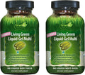 Irwin Naturals Women's Living Green Liquid-Gel Multi - 120 Softgels (2-Pack)