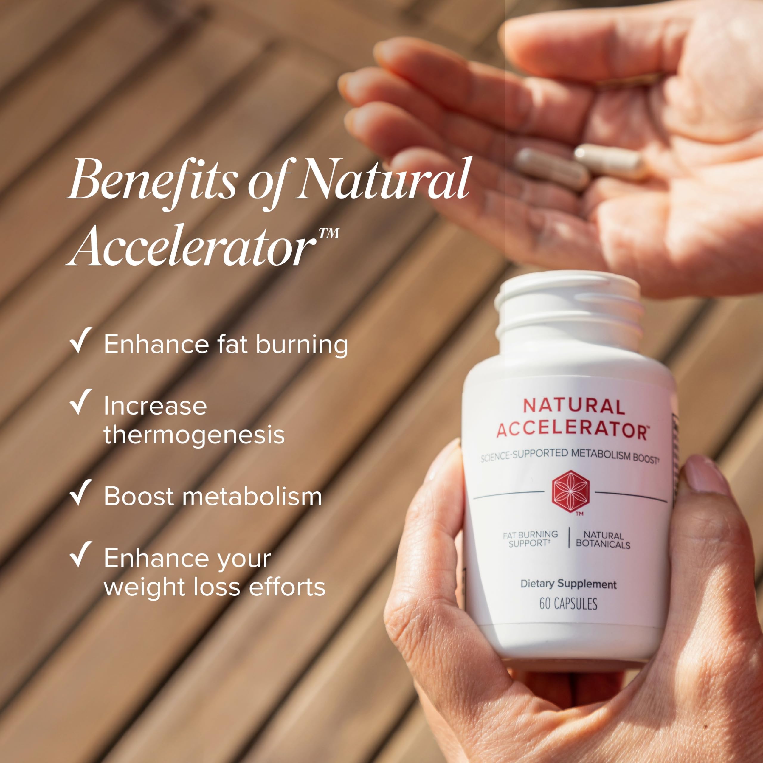 Isagenix Natural Accelerator New Blend - Metabolism Support with Sinetrol