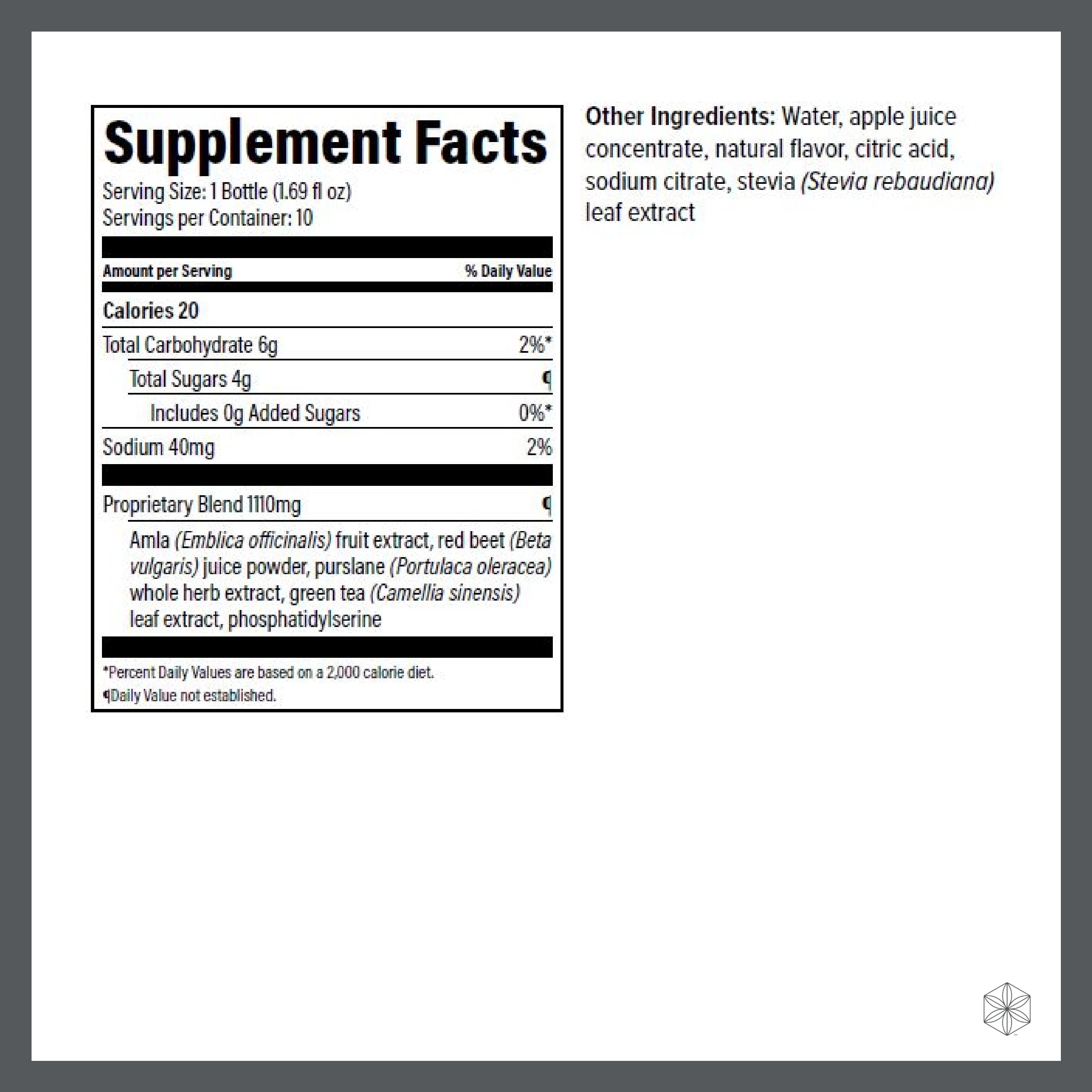 Isagenix Nootropic Elixir – Brain Health & Focus Supplement | Green Tea Extract | 1.69 oz Bottles (10 Count)