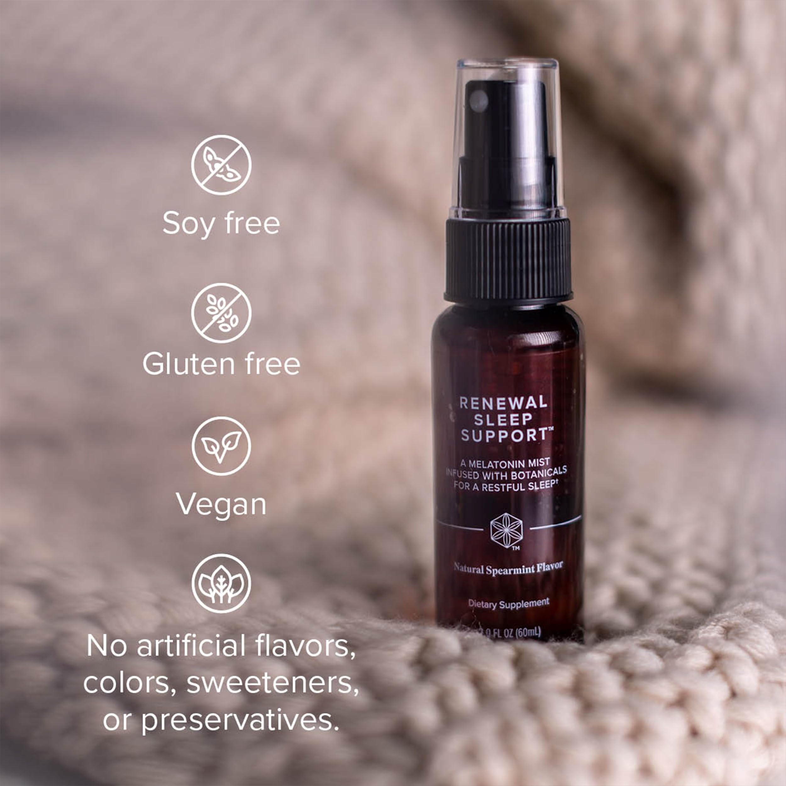 Isagenix Renewal Sleep Support™ — Fast-Acting Melatonin Sleep Spray | Spearmint