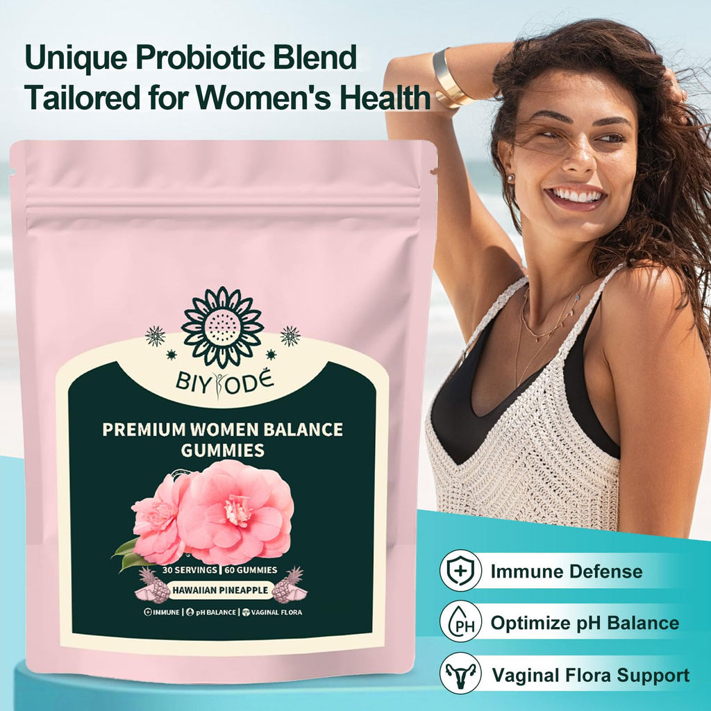 Itiban Women's Balance Gummies – Pineapple Probiotics, Immune Support, Vegan & Gluten-Free