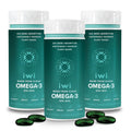 Iwi Omega-3 Softgels – 90 Vegan Algae EPA/DHA for Whole-Body Support