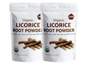 Iyasa Holistics Organic Licorice Root Powder (Mulethi) – Glycyrrhiza glabra, 16 oz