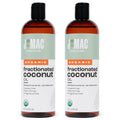J Mac Botanicals Organic Fractionated Coconut Oil – 32 oz (2x16 oz) Carrier Oil