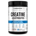 Jacked Factory Creatine + Electrolytes – Peach Mango (50 Servings) | Creatine Monohydrate with Taurine & Electrolytes
