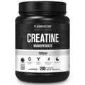 Jacked Factory Creatine Monohydrate Powder 1000g - 200 Servings, Unflavored, Vegan, Third-Party Tested
