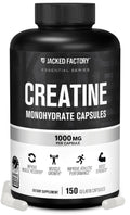 Jacked Factory Creatine Monohydrate Capsules – 150 Count | Muscle Growth & Strength