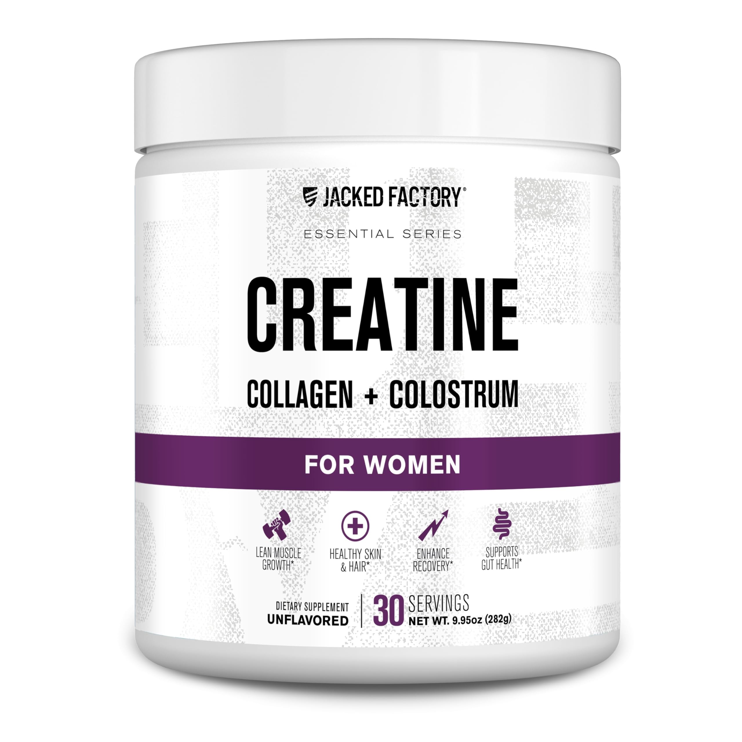 Jacked Factory Creatine for Women – Creatine Monohydrate + Collagen