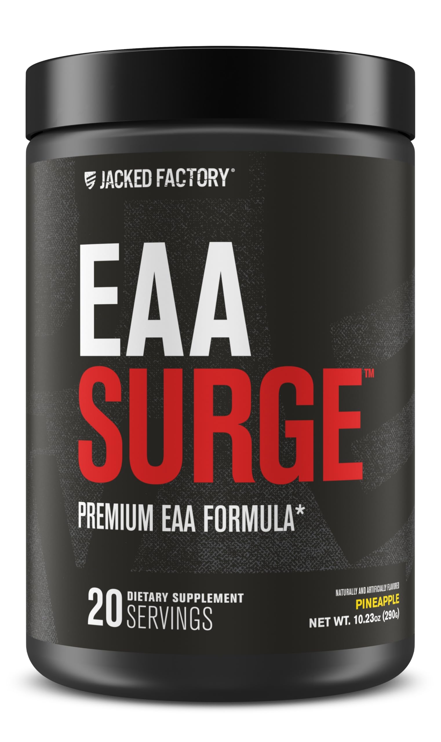 Jacked Factory EAA Surge – Essential Amino Acids Powder (EAAs & BCAAs) – Pineapple