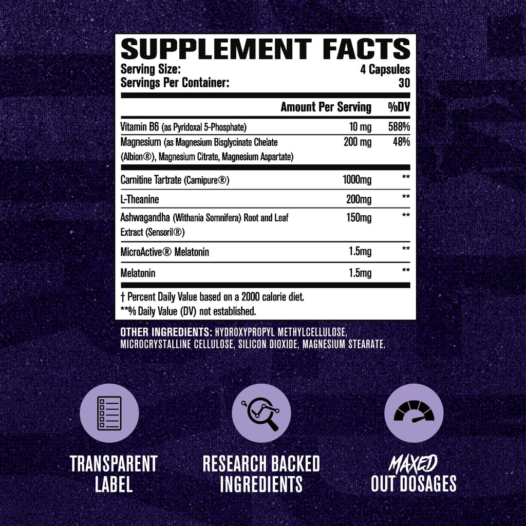 Jacked Factory Lean PM Max – Fat Burner & Sleep Support (120 Diet Pills)