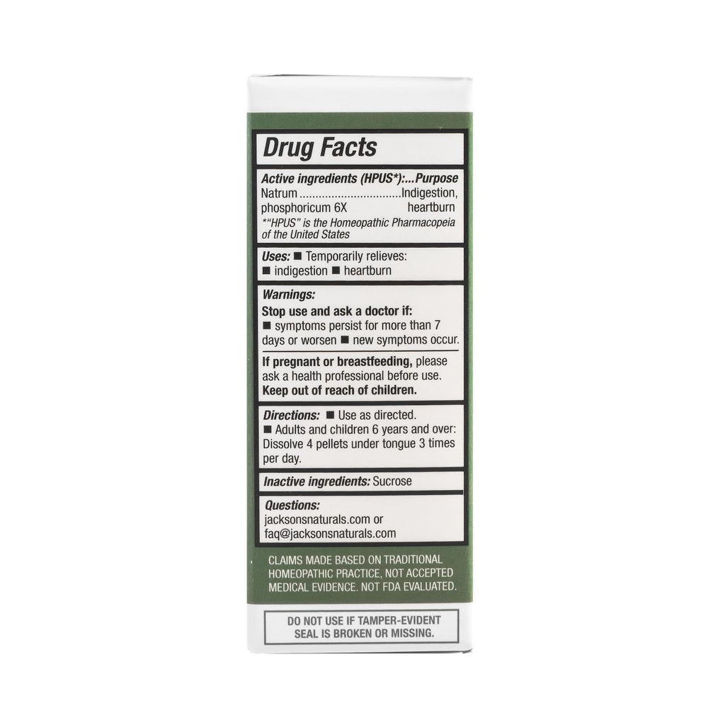Jackson's Nat Phos 6X Cell Salt – Heartburn Relief, Vegan, USA Made