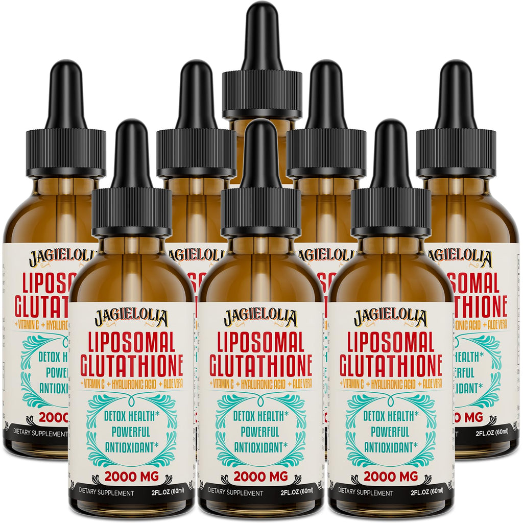 Jagielolia Liposomal Glutathione Liquid 2000mg – Antioxidant Drops for Energy