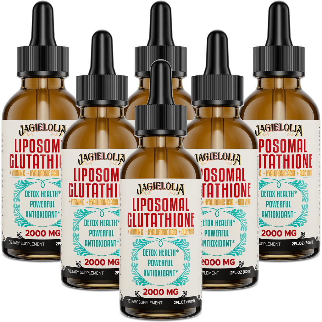 Jagielolia Liposomal Glutathione Liquid 2000MG – Antioxidant Detox & Energy Support