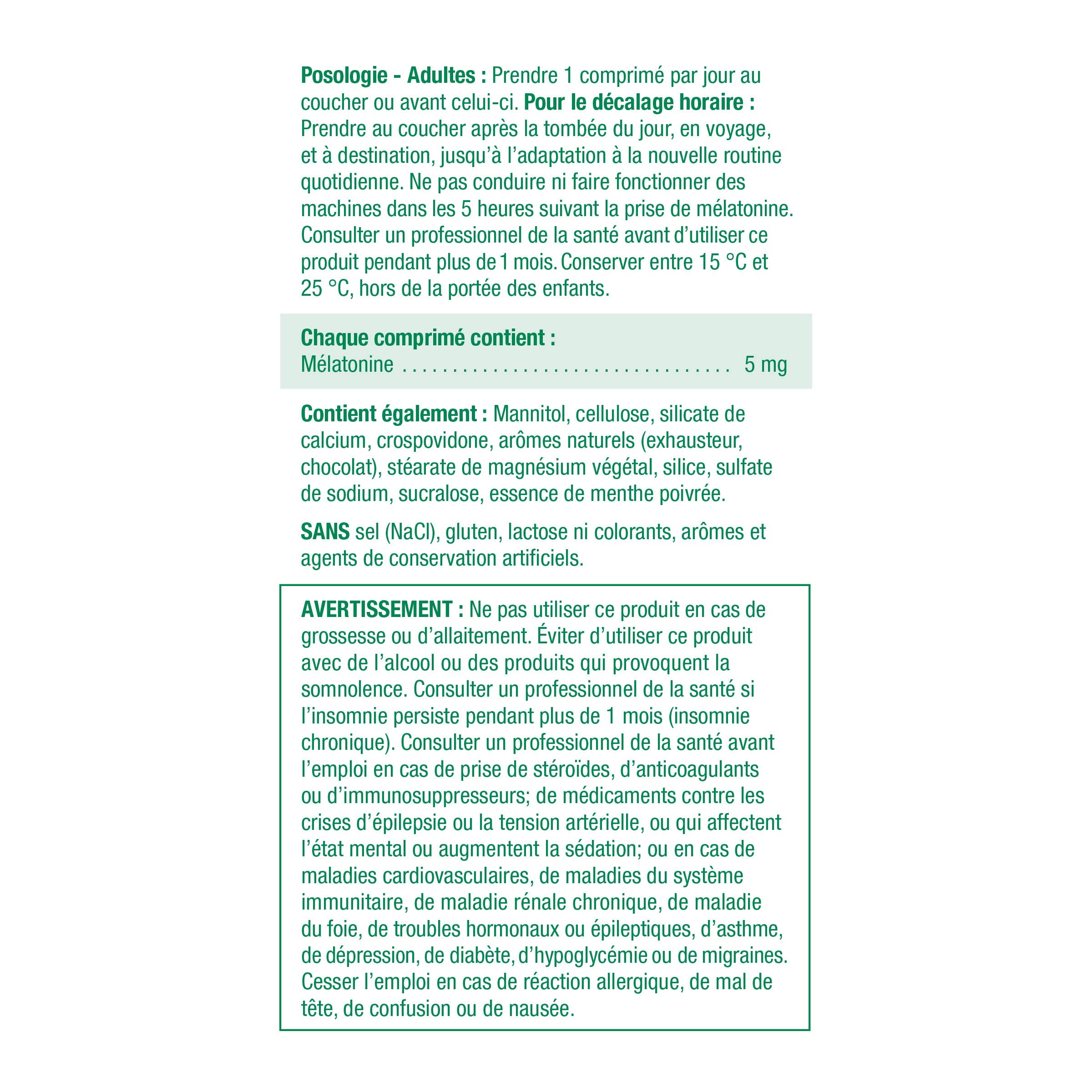 Jamieson Melatonin 5mg Fast-Dissolving Tablets - 100 Count | Sleep Support