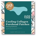 JANE VINE Forehead Wrinkle Patches – Anti Wrinkle, Cooling Collagen Hydration (20 Pcs)