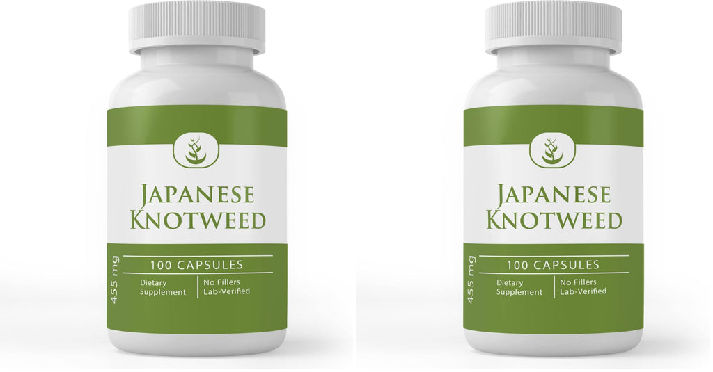 Pure Original Japanese Knotweed Capsules – 100 Count, Pack of 2 | Lab Verified, No Additives