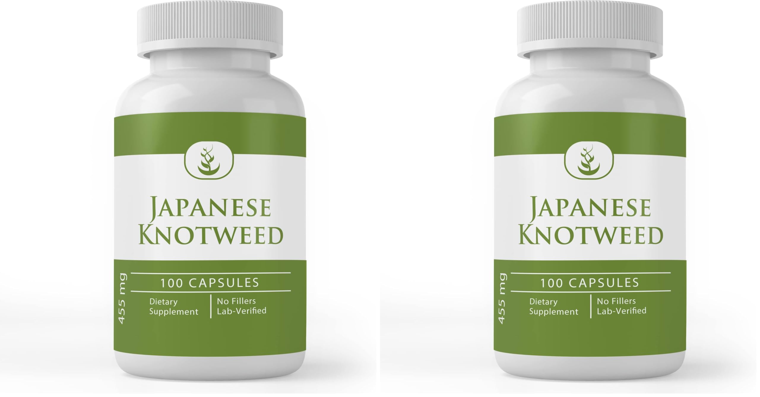Pure Original Japanese Knotweed Capsules – 100 Count, Pack of 2 | Lab Verified, No Additives
