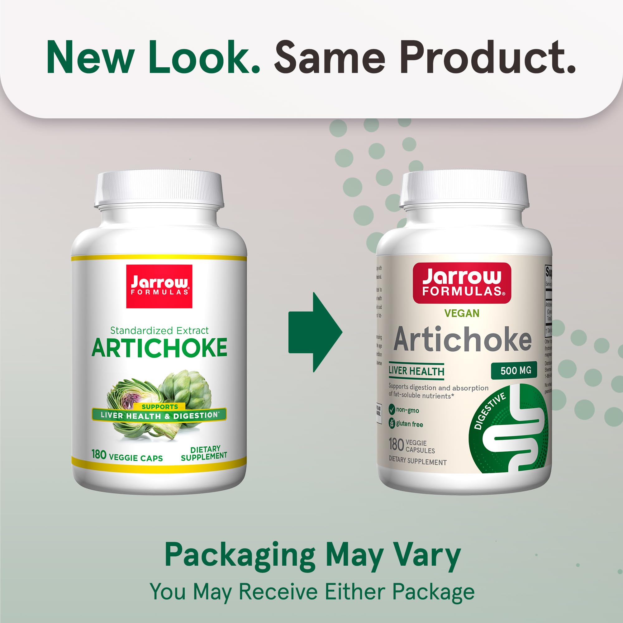 Jarrow Formulas Artichoke 500 mg Veggie Capsules – Liver Health & Digestion Support | Pack of 12