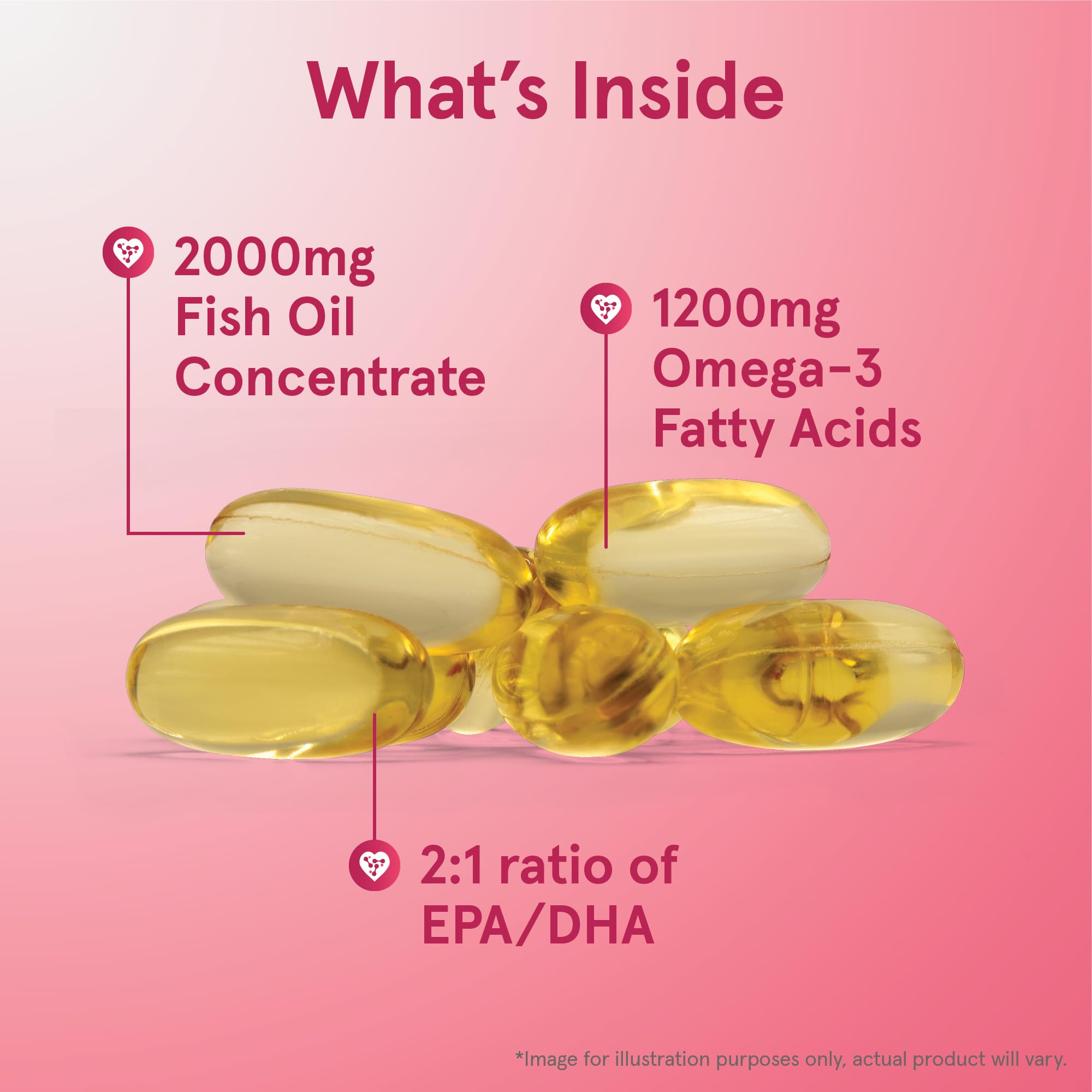 Jarrow Formulas EPA-DHA Balance, 1,200 mg Omega-3s, 240 Softgels | 120 Day Supply